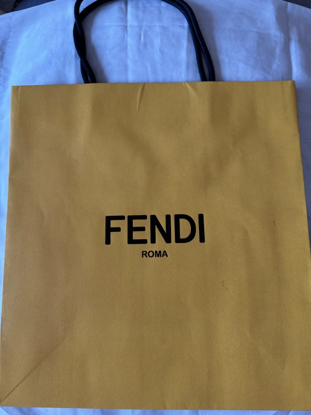 Fendi 💯% Authentic iconic luxury paper shopping bag. Like New Ideal for gifting